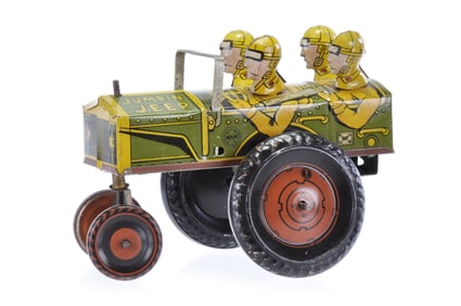 Jumpin Jeep by Marx Toys, Tin Windup
