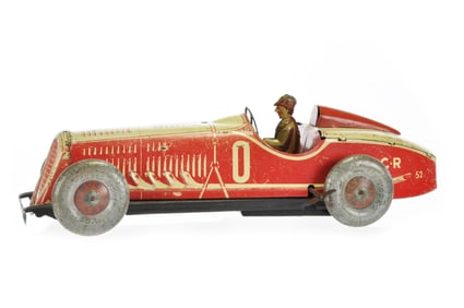 Charles Rossignol 11.5 in Race Car Tin Racer 52