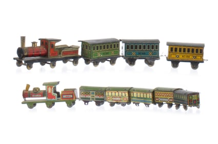 Hess and Japanese Tin Trains in Small Scale