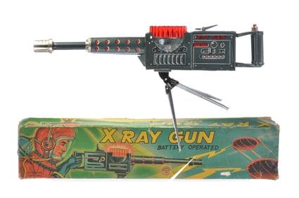 Space X-Ray Gun Battery Op Tin from TN or Nomura
