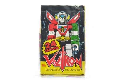 Tops Voltron Defender of the Universe Tattoo Boxed Card Set