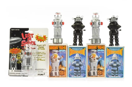 Lost in Space and Robby Robot Lot of 5