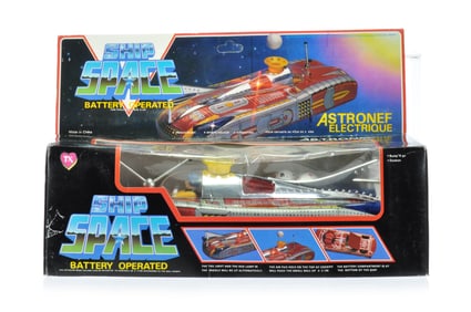 Space Ship Tin Ship Battery Operated