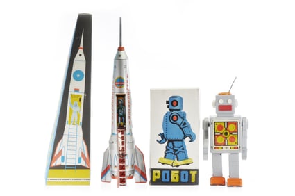 CCP Space Rocket and Robot, Boxed Set of 2