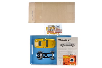 Cox Ford GT Tether Car Mint in Box, Unused, Yellow Slot