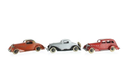 Tootsietoy LaSalle Sedan and Coupe with Graham Silver Diecast