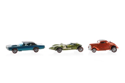 Aqua Custom T-Bird, Olive Twin Mill, Ford Redline Hotwheels