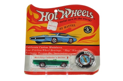 Green Carded T-Bird Redline Hotwheels Carded