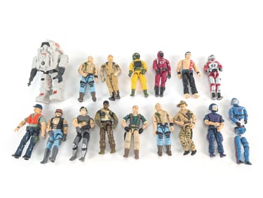 1980's Group of 15 GI Joe 3 3/4" Action Figures