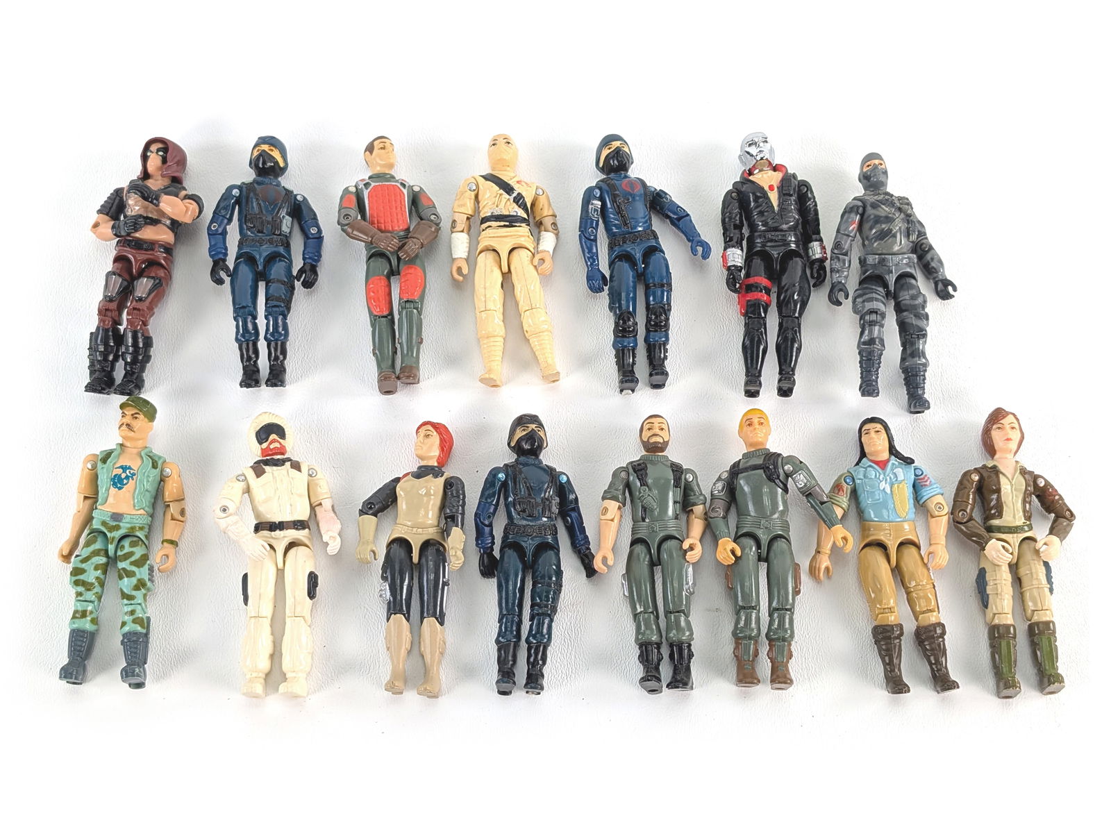 1980's Group of 15 GI Joe 3 3/4" Action Figures (1 of 5)