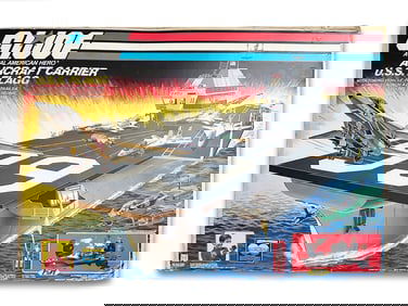 Sealed G.I. Joe U.S.S. Flagg Incredible Boxed 1980s Toy Aircraft Carrier