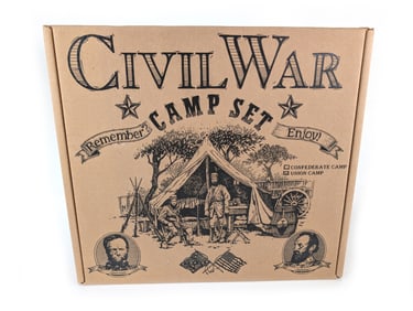 Barzso Unused Civil War Camp Union Camp Set Playset No. 13 Series 8000 MIB
