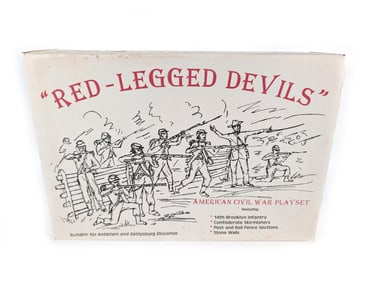 Barzso Butternut & Blue Playset No. 0001 Unused Red-Legged Devils NMIB