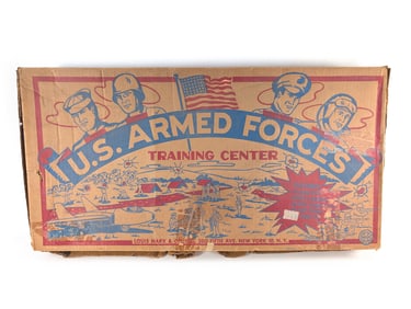 Marx 1950s U.S. Armed Forces Training Center Playset No. 4139
