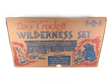 Barzso Davy Crockett Wilderness Playset No. 17 RAB MIB