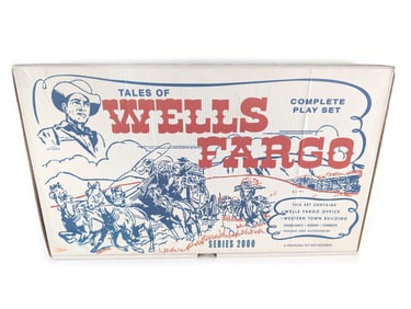 Marx Tales of Wells Fargo Playset Series 2000 Reproduction Box