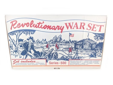 Marx Revolutionary Playset No. 3401 Series 500 Reproduction Box