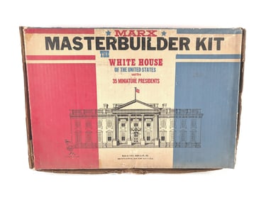 Marx Masterbuilder Kit White House Playset Original