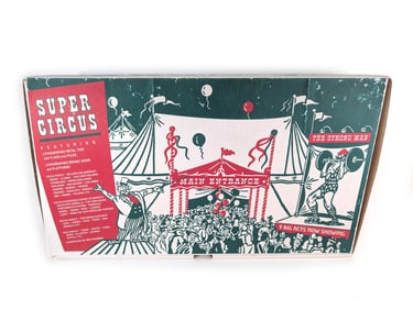 Marx Hard-to-Find Super Circus Playset No. 4320 Reproduction Box