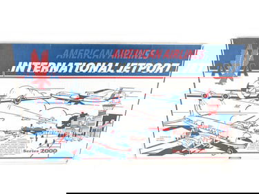 Marx American Airlines International Jetport No. 4812 Series 200 Reproduction Box