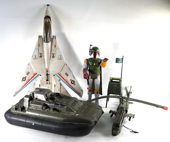 1980 GI Joe Vehicles & 1980 Kenner Star Wars Boba Fett 12" Figure