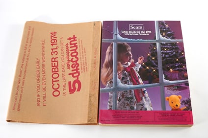 1974 Sears Christmas Wish Book Catalog in Original Mailer
