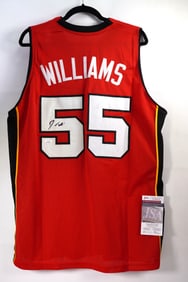 Jason Williams No. 55 AUTOGRAPHED Jersey Miami Heat w/COA