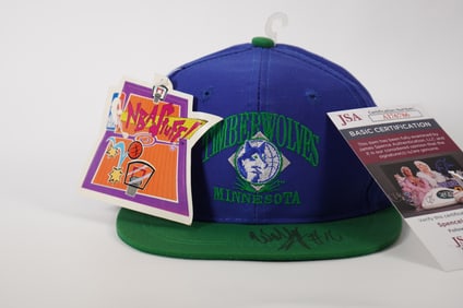 Szczerbiak No. 10 AUTOGRAPHED cap Minnesota Timberwolves w/COA