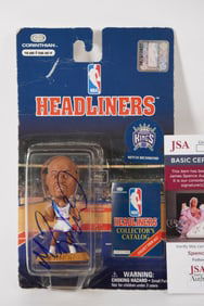 Mitch Richmond No. 2 AUTOGRAPHED Action Figure Sacramento Kings w/COA