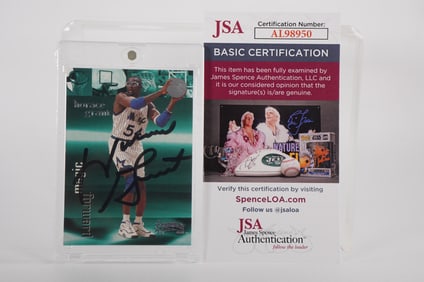 Horace Grant No. 54 AUTOGRAPHED Trading Card Orlando Magic w/COA