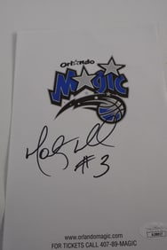 Monty Williams No. 3 AUTOGRAPHED Cut Out Orlando Magic w/COA