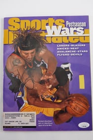 Brian Grant No. 44 AUTOGRAPHED Magazine Portland Trail Blazers w/COA