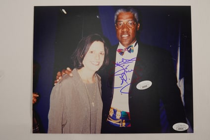 Julius Erving AUTOGRAPHED 10 x 8 Color Photo w/COA