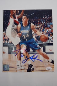 Tom Gugliotta No. 24 AUTOGRAPHED 8 x 10 Color Photo Minnesota Timberwolves w/COA