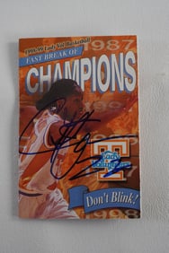 Chamique Holdsclaw AUTOGRAPHED Ticket Tennessee Lady Vols w/COA