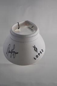 Nancy Lopez AUTOGRAPHED Visor w/COA