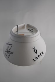 Nancy Lopez AUTOGRAPHED Visor w/COA