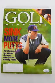 Lee Janzen AUTOGRAPHED Magazine w/COA