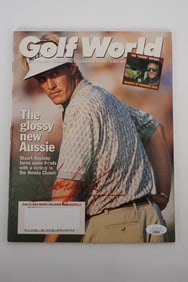 Stuart Appleby AUTOGRAPHED Magazine w/COA