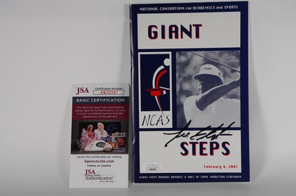 Lee Elder AUTOGRAPHED Program w/COA