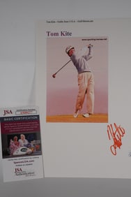 Tom Kite AUTOGRAPHED Hand Signed Color Photo w/COA