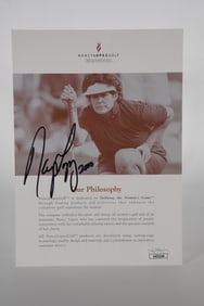 Nancy Lopez AUTOGRAPHED Scorecard w/COA