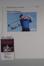 Mark O'Meara AUTOGRAPHED Hand Signed Color Photo w/COA