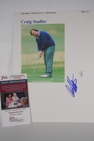 Craig Stadler AUTOGRAPHED Hand Signed Color Photo w/COA