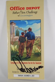 Lee Trevino AUTOGRAPHED Brochure w/COA