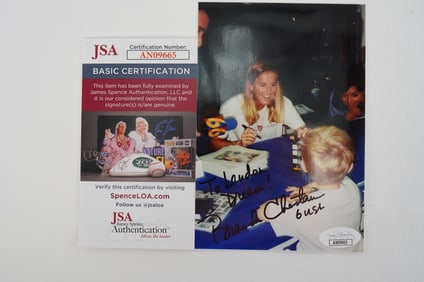 Brandi Chastain No. 6 USA AUTOGRAPHED 4 x 6 Color Photo w/COA