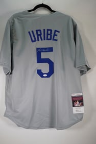Juan Uribe No. 5 Los Angeles AUTOGRAPHED Jersey w/COA