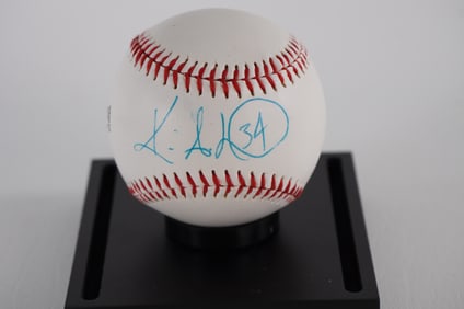 Kevin Millwood No. 34 AUTOGRAPHED Baseball w/COA