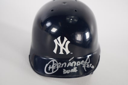 Orlando Hernandez No. 26 New York Yankees AUTOGRAPHED Micro Mini-Helmet w/COA