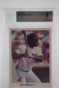 Joey Belle No. 8 Cincinnati Reds Trading Card w/COA
